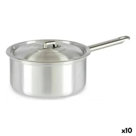 Saucepan with Lid Silver Aluminium 2 L 20 x 12 x 35,5 cm (10 Units) by Kinvara, Saucepans - Ref: S3625872, Price: 68,66 €, Di...