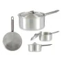 Saucepan with Lid Ø 16 cm Silver Aluminium 1,5 L (10 Units) by Kinvara, Saucepans - Ref: S3625874, Price: 56,16 €, Discount: %