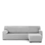 Housse pour chaise longue accoudoir court droit Eysa THOR Gris 110 x 110 x 310 cm de Eysa, Housses de canapé - Réf : D1607179...