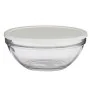 Panier-repas rond avec couvercle Chefs Blanc 2,5 L 23,7 x 10,1 x 23,7 cm (4 Unités) de Pasabahce, Stockage des aliments - Réf...