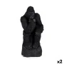 Statua Decorativa Gorilla Nero 20 x 45 x 20 cm (2 Unità) di Gift Decor, Soprammobili - Rif: S3625896, Prezzo: 56,10 €, Sconto: %