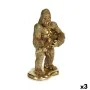 Decorative Figure Gorilla Guitar Golden 16 x 39 x 27 cm (3 Units) by Gift Decor, Ornaments - Ref: S3625903, Price: 60,73 €, D...