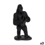 Figura Decorativa Gorila Saxofón Negro 15 x 38,8 x 22 cm (3 Unidades) de Gift Decor, Adornos - Ref: S3625904, Precio: 61,94 €...