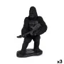 Decorative Figure Gorilla Guitar Black 17,5 x 38 x 27 cm (3 Units) by Gift Decor, Ornaments - Ref: S3625905, Price: 60,73 €, ...