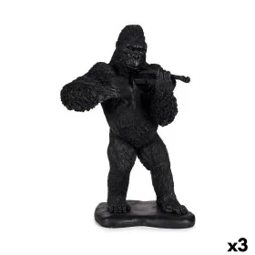 Deko-Figur Gorilla Violine Schwarz 17 x 41 x 30 cm (3 Stück) von Gift Decor, Ornamente - Ref: S3625906, Preis: 60,73 €, Rabat...