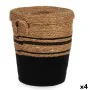 Panier Marron Noir Algues marines 36 x 43 x 36 cm (4 Unités) de Gift Decor, Boîtes et coffres de rangement - Réf : S3625914, ...