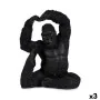 Figura Decorativa Yoga Gorila Negro 15,2 x 31,5 x 26,5 cm (3 Unidades) de Gift Decor, Adornos - Ref: S3625917, Precio: 46,66 ...