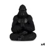 Deko-Figur Gorilla Yoga Schwarz 16 x 28 x 22 cm (4 Stück) von Gift Decor, Ornamente - Ref: S3625928, Preis: 50,72 €, Rabatt: %