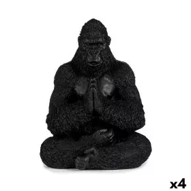 Statua Decorativa Gorilla Yoga Nero 16 x 28 x 22 cm (4 Unità) di Gift Decor, Soprammobili - Rif: S3625928, Prezzo: 49,72 €, S...