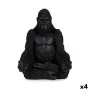 Statua Decorativa Gorilla Yoga Nero 19 x 26,5 x 22 cm (4 Unità) di Gift Decor, Soprammobili - Rif: S3625931, Prezzo: 50,72 €,...