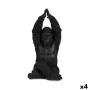 Decorative Figure Gorilla Yoga Black 18 x 36,5 x 19,5 cm (4 Units) by Gift Decor, Ornaments - Ref: S3625935, Price: 50,72 €, ...