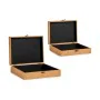 Set dekorativer Karten Braun Kork Holz MDF (6 Stück) von Gift Decor, Boxen & Kästen - Ref: S3625944, Preis: 47,38 €, Rabatt: %