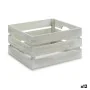 Caja Decorativa Blanco Madera 36 x 18 x 26 cm (12 Unidades) de Gift Decor, Cajas - Ref: S3625972, Precio: 77,78 €, Descuento: %