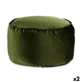 Puff Velluto Verde 60 x 39 x 60 cm (2 Unità) di Gift Decor, Poltrone sacco - Rif: S3625987, Prezzo: 46,73 €, Sconto: %