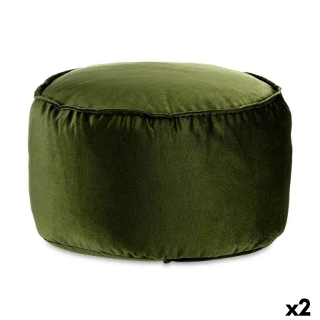 Puff Terciopelo Verde 60 x 39 x 60 cm (2 Unidades) de Gift Decor, Puffs pera - Ref: S3625987, Precio: 46,73 €, Descuento: %