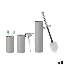 Ensemble de Bain Gris Plastique (8 Unités) de Berilo, Ensembles d'accessoires - Réf : S3626015, Prix : 75,71 €, Remise : %