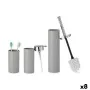 Set de Baño Gris Plástico (8 Unidades) de Berilo, Juegos de accesorios de baño - Ref: S3626015, Precio: 75,71 €, Descuento: %