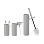 Set de Baño Gris Plástico (8 Unidades) de Berilo, Juegos de accesorios de baño - Ref: S3626015, Precio: 75,71 €, Descuento: %