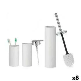 Bath Set White Plastic (8 Units) by Berilo, Bathroom Accessory Sets - Ref: S3626017, Price: 83,57 €, Discount: %