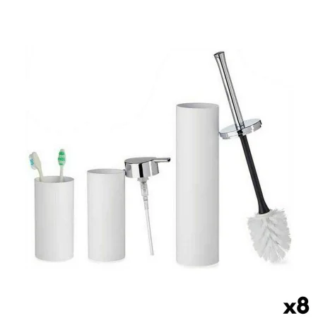 Bath Set White Plastic (8 Units) by Berilo, Bathroom Accessory Sets - Ref: S3626017, Price: 75,71 €, Discount: %