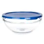 Panier-repas rond avec couvercle Chefs Bleu 1,7 L 20,5 x 9 x 20,5 cm (4 Unités) de Pasabahce, Stockage des aliments - Réf : S...