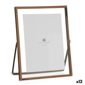 Cornice Portafoto Rame Metallo Vetro Plastica 18,5 x 1 x 23 cm (12 Unità) di Gift Decor, Cornici da parete e da tavolo - Rif:...