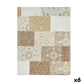 Mantel Loneta Antimanchas Azulejo 140 x 180 cm Beige (6 Unidades) de Kinvara, Artículos para fiestas - Ref: S3626048, Precio:...