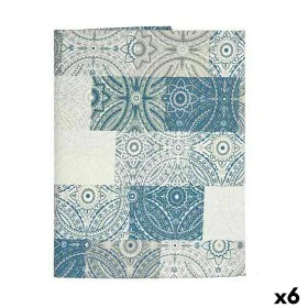 Tablecloth Thin canvas Anti-stain Tile 140 x 180 cm Blue (6 Units) by Kinvara, Party items - Ref: S3626050, Price: 64,94 €, D...