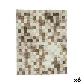 Mantel Loneta Antimanchas Cuadros 140 x 180 cm Beige (6 Unidades) de Kinvara, Artículos para fiestas - Ref: S3626054, Precio:...