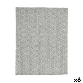 Tablecloth Thin canvas Anti-stain Star 140 x 180 cm Grey (6 Units) by Kinvara, Party items - Ref: S3626057, Price: 71,70 €, D...