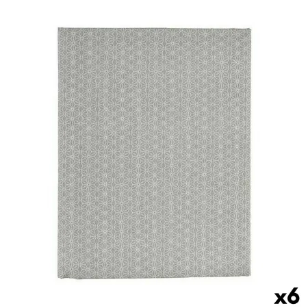 Tablecloth Thin canvas Anti-stain Star 140 x 180 cm Grey (6 Units) by Kinvara, Party items - Ref: S3626057, Price: 64,94 €, D...