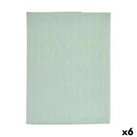 Tablecloth Thin canvas Anti-stain Light Green Star 140 x 180 cm (6 Units) by Kinvara, Party items - Ref: S3626058, Price: 64,...