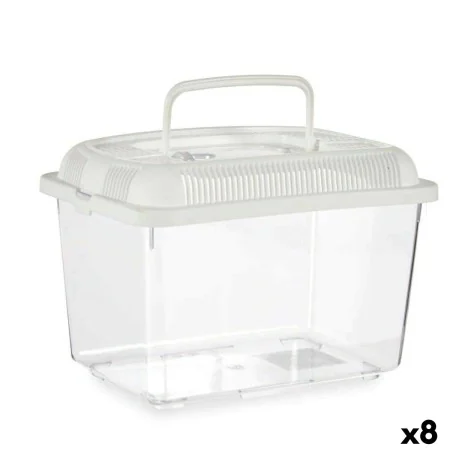 Fish tank With handle Large White Plastic 7 L 20 x 20 x 30 cm (8 Units) by Mascow, Fish tanks - Ref: S3626061, Price: 68,81 €...