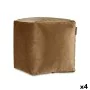 Puff Terciopelo Marrón 30 x 30 x 30 cm (4 Unidades) de Gift Decor, Puffs pera - Ref: S3626067, Precio: 41,08 €, Descuento: %