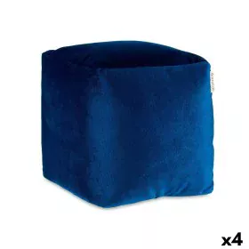 Puff Velluto Azzurro 30 x 30 x 30 cm (4 Unità) di Gift Decor, Poltrone sacco - Rif: S3626070, Prezzo: 41,08 €, Sconto: %