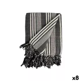 Foulard Multiusos Rayas 235 x 205 cm Blanco Gris (8 Unidades) de Gift Decor, Sofás - Ref: S3626091, Precio: 71,57 €, Descuent...