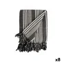 Foulard Multiusos Rayas 235 x 205 cm Blanco Gris (8 Unidades) de Gift Decor, Sofás - Ref: S3626091, Precio: 64,83 €, Descuent...