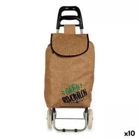 Carro de Compras Castanho 3,3 L 36 x 95 x 35 cm (10 Unidades) de Kinvara, Sacos e cestos de compras - Ref: S3626093, Preço: 1...