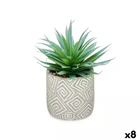 Decorative Plant Succulent Wood Plastic 17 x 21 x 17 cm (8 Units) by Ibergarden, Artificial Plants - Ref: S3626105, Price: 44...