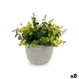 Decorative Plant Flowers Plastic 21 x 20,6 x 21 cm (8 Units) by Ibergarden, Artificial Plants - Ref: S3626107, Price: 53,94 €...