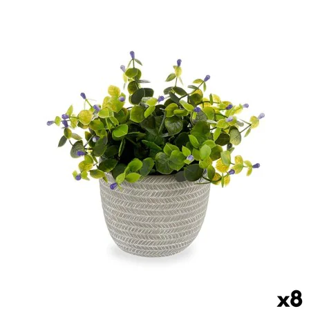 Decorative Plant Flowers Plastic 21 x 20,6 x 21 cm (8 Units) by Ibergarden, Artificial Plants - Ref: S3626107, Price: 55,02 €...