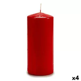 Vela Vermelho 9 x 20 x 9 cm (4 Unidades) de Acorde, Velas - Ref: S3626120, Preço: 17,73 €, Desconto: %