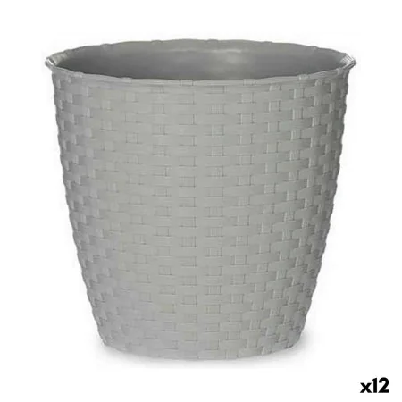 Macetero Stefanplast Gris Plástico 19 x 17,5 x 19 cm (12 Unidades) de Stefanplast, Maceteros - Ref: S3626124, Precio: 28,01 €...