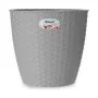 Plant pot Stefanplast Grey Plastic 24 x 22,3 x 24 cm (6 Units) by Stefanplast, Flower Pots - Ref: S3626125, Price: 22,83 €, D...