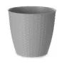 Plant pot Stefanplast Grey Plastic 24 x 22,3 x 24 cm (6 Units) by Stefanplast, Flower Pots - Ref: S3626125, Price: 22,83 €, D...