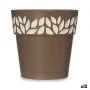 Selbstbewässernder Blumentopf Stefanplast Cloe Braun Kunststoff 15 x 15 x 15 cm (12 Stück) von Stefanplast, Töpfe - Ref: S362...