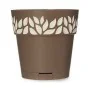 Self-watering flowerpot Stefanplast Cloe Brown Plastic 15 x 15 x 15 cm (12 Units) by Stefanplast, Flower Pots - Ref: S3626131...