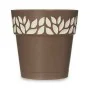 Self-watering flowerpot Stefanplast Cloe Brown Plastic 15 x 15 x 15 cm (12 Units) by Stefanplast, Flower Pots - Ref: S3626131...