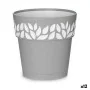 Maceta Autorriego Stefanplast Cloe Gris Plástico 19 x 19 x 19 cm (12 Unidades) de Stefanplast, Macetas para flores - Ref: S36...