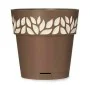 Self-watering flowerpot Stefanplast Cloe Brown Plastic 19 x 19 x 19 cm (12 Units) by Stefanplast, Flower Pots - Ref: S3626133...